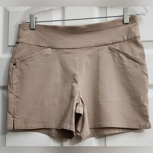 INC International Concepts Taupe Pull-On Shorts Size 8